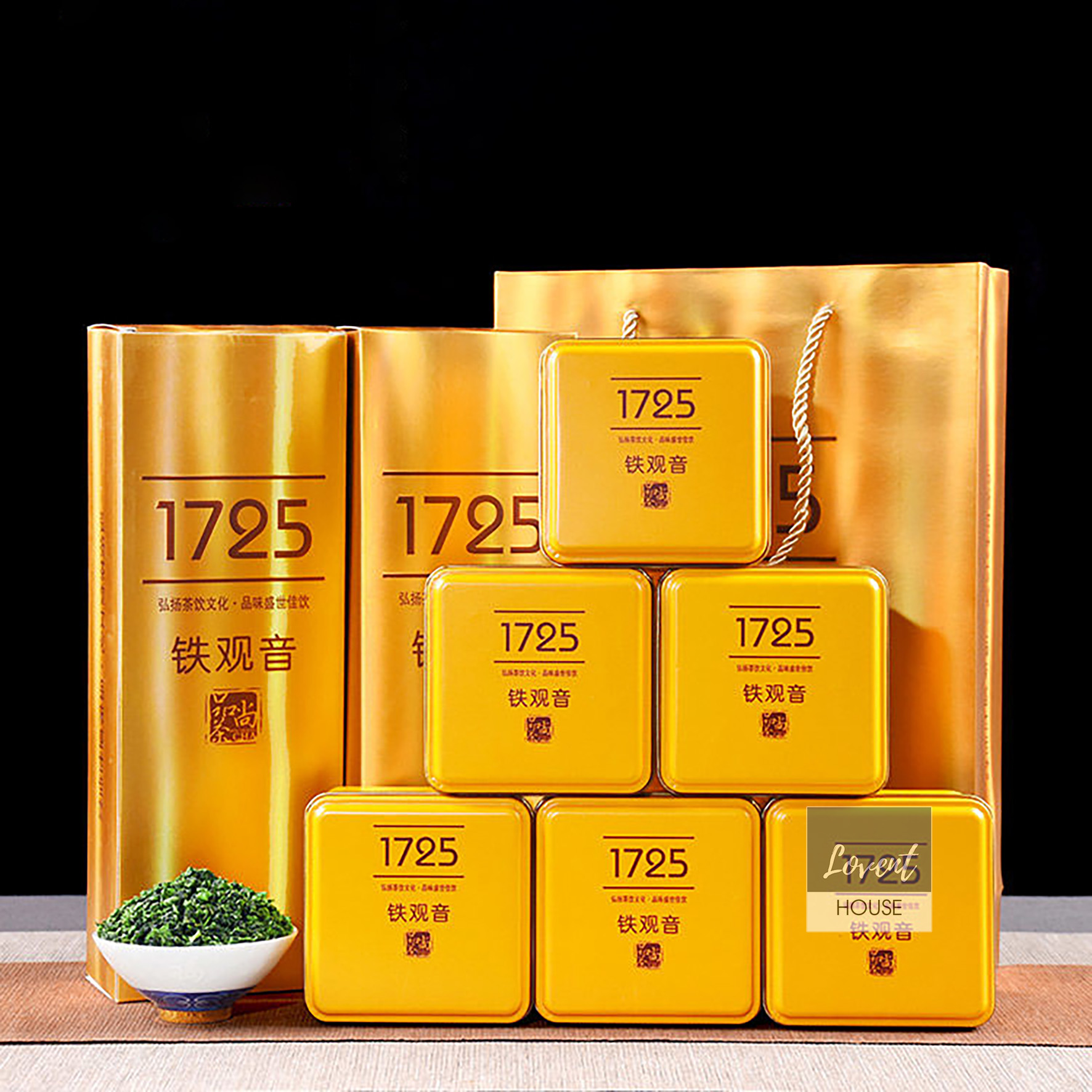 Trà Oolong Thiết Quan Âm 1725 Hộp Quà Tặng Cao Cấp