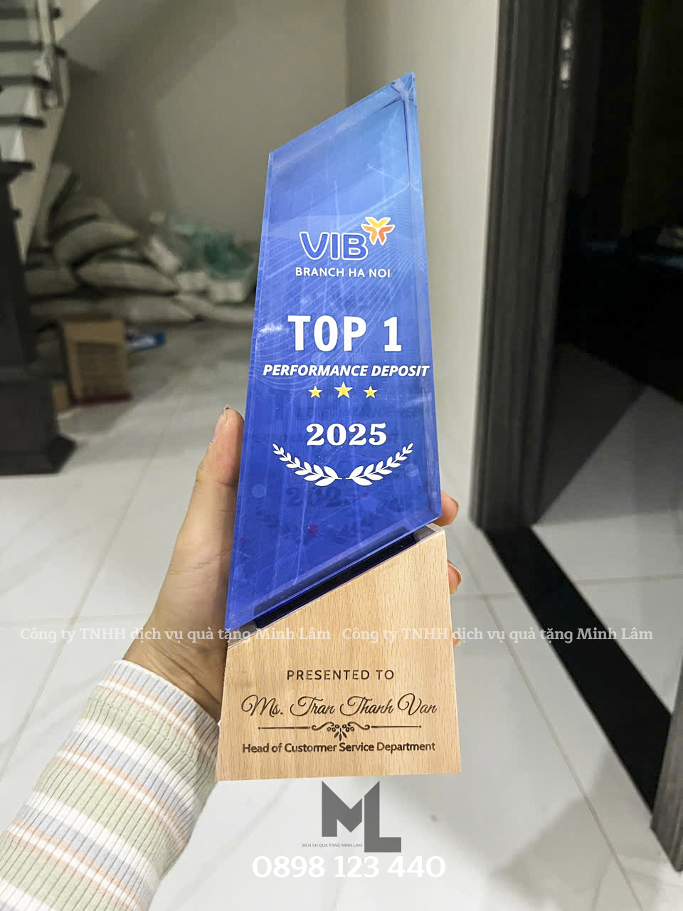 Cúp pha lê cao cấp PL14