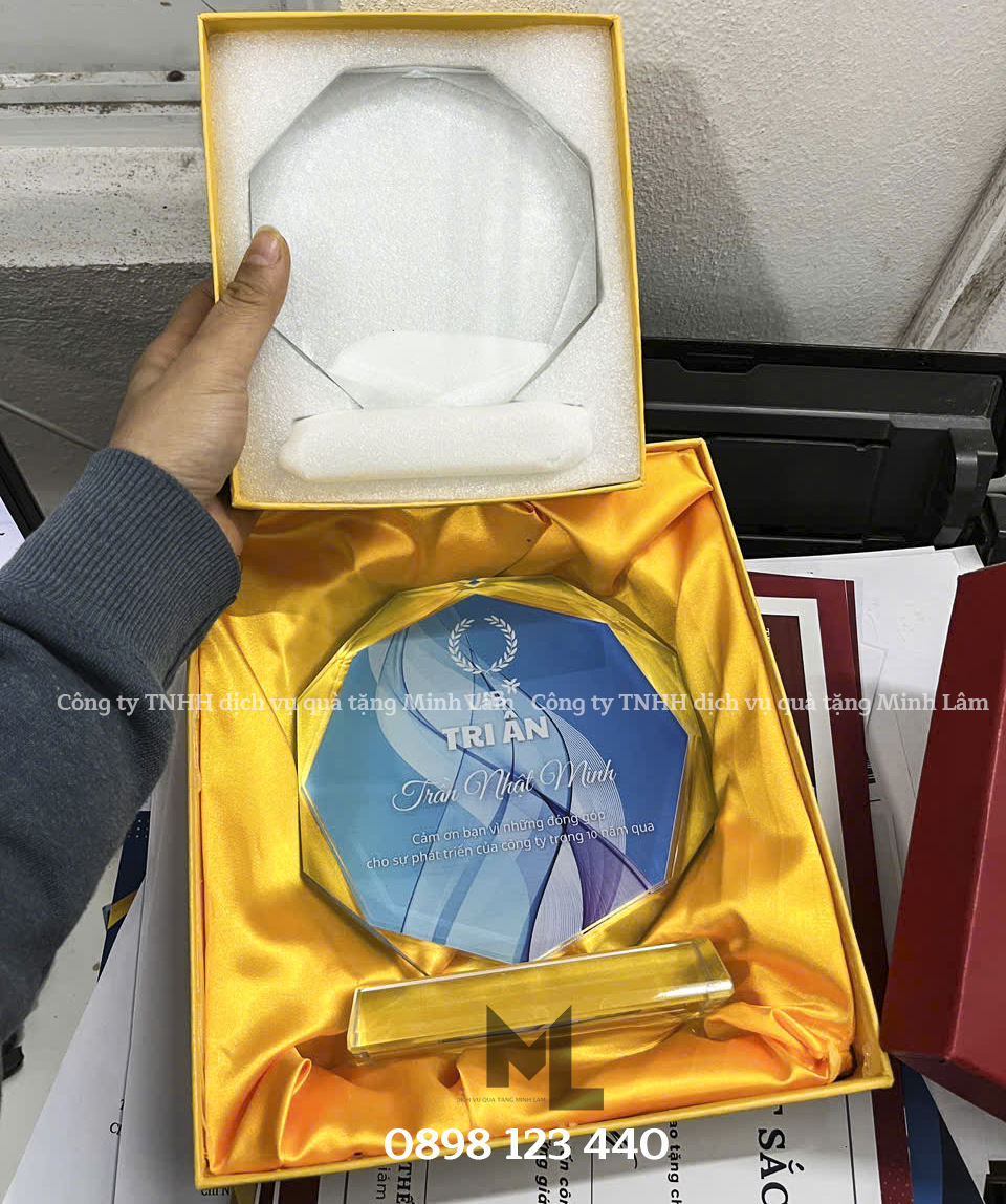Cúp pha lê cao cấp PL07, PL08