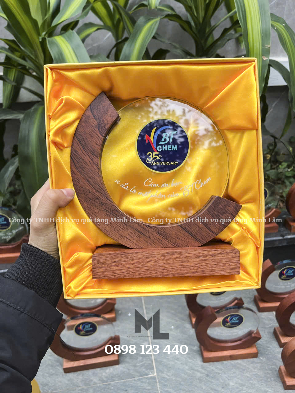 Cúp pha lê cao cấp PL01