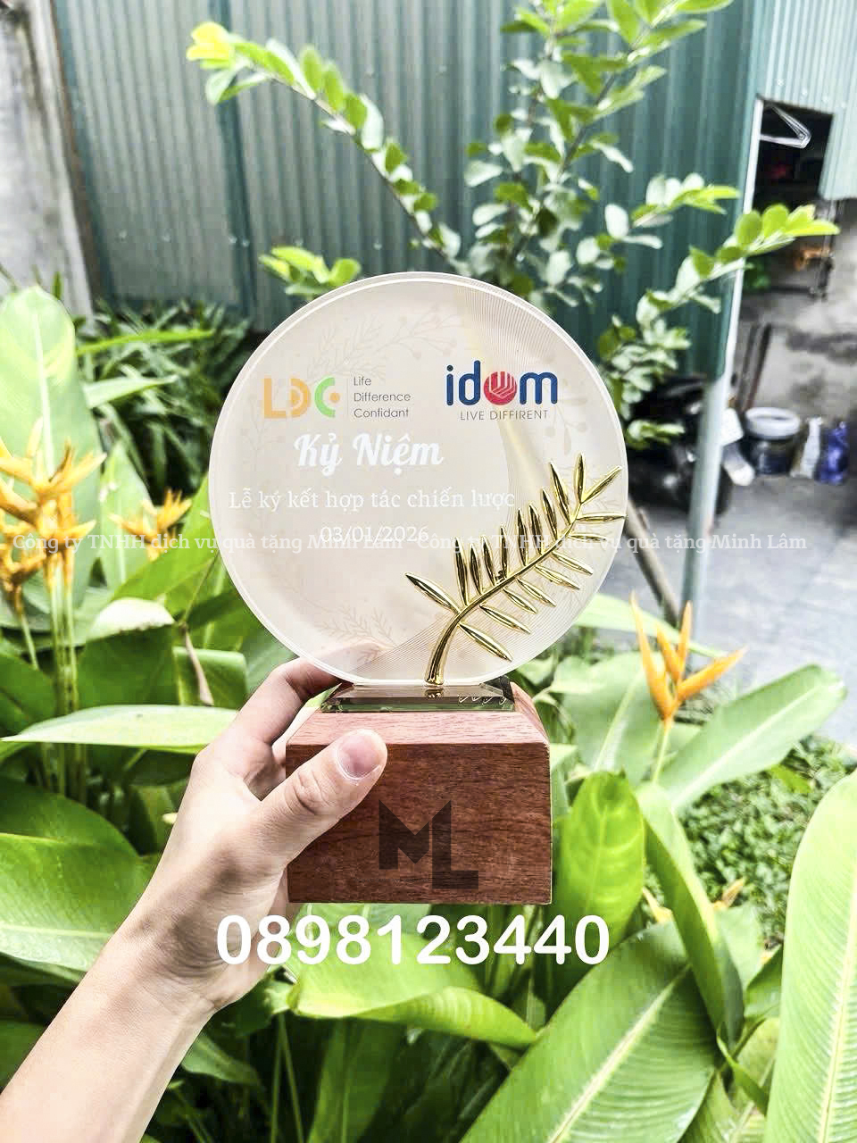 Cúp pha lê cao cấp PL06