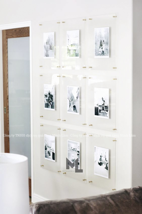 Khung bằng khen mica A4 treo tường