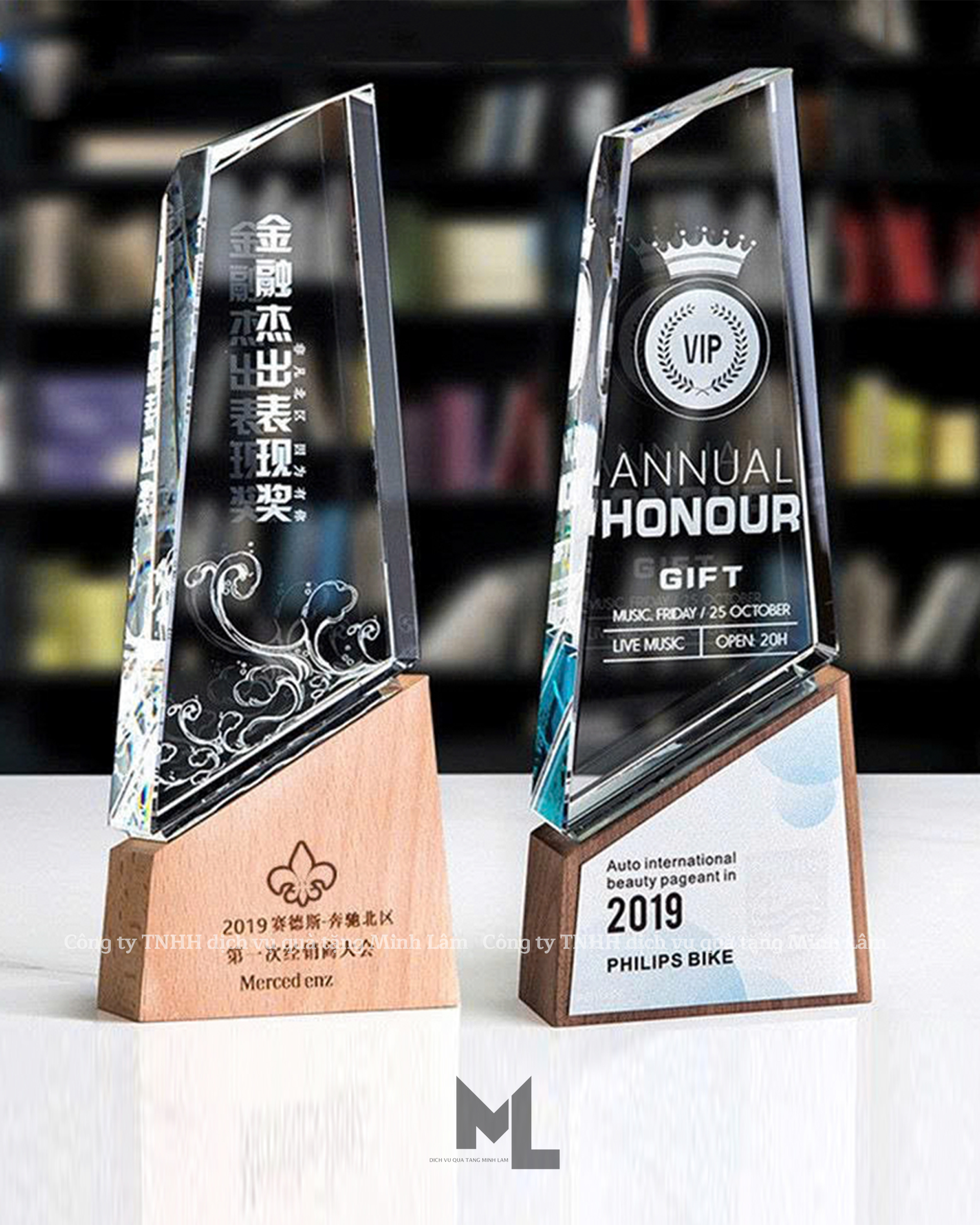 Cúp pha lê cao cấp PL14