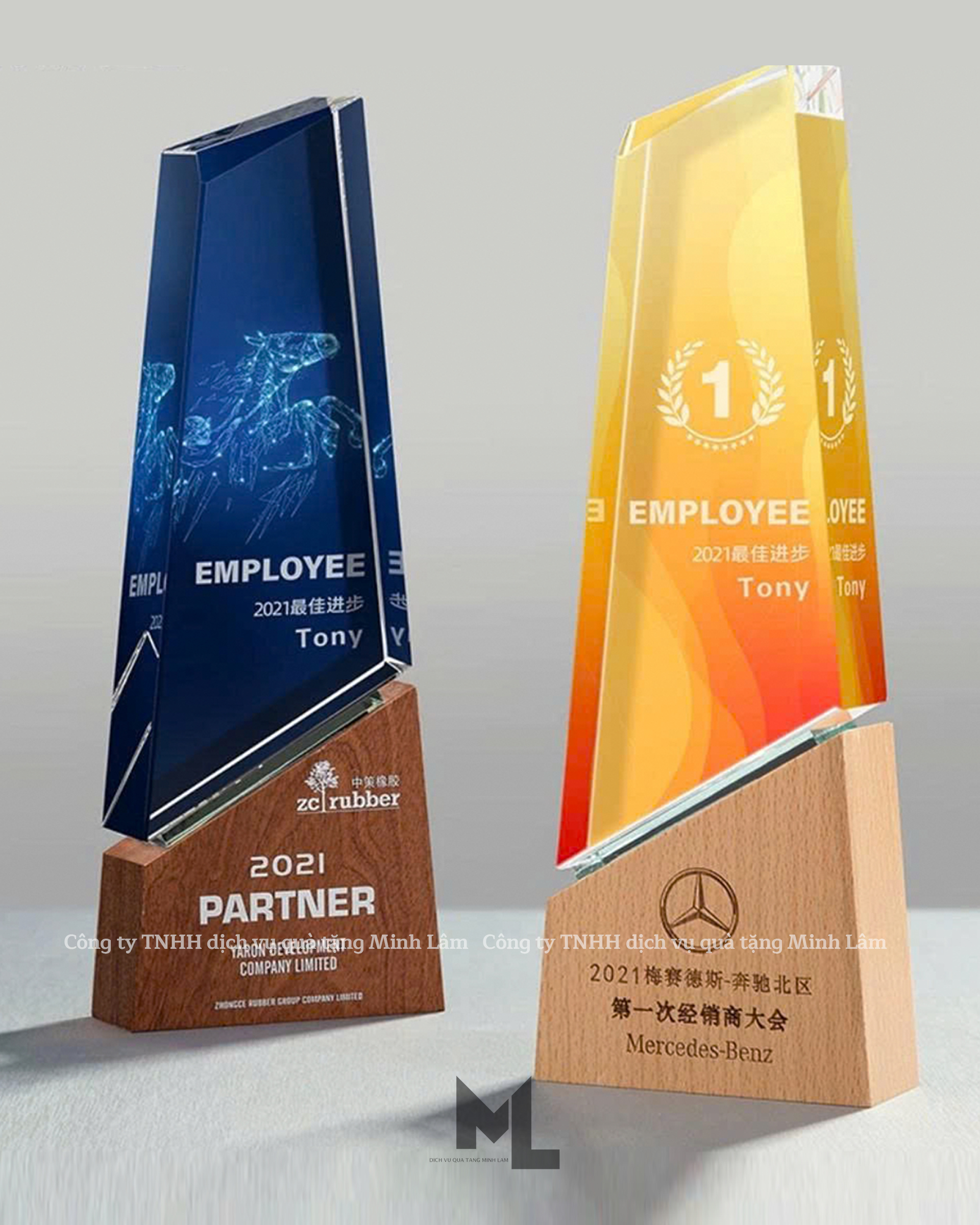 Cúp pha lê cao cấp PL14
