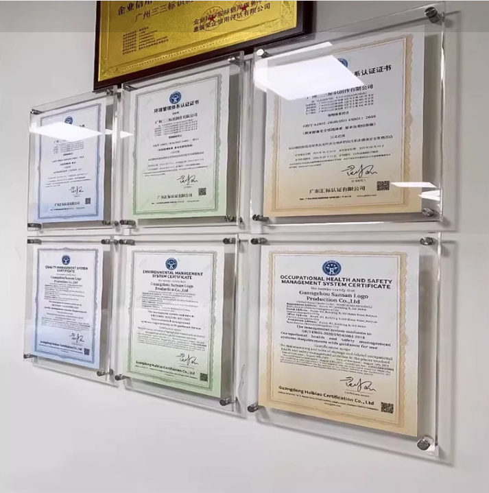 Khung ảnh bằng khen mica A3 treo tường