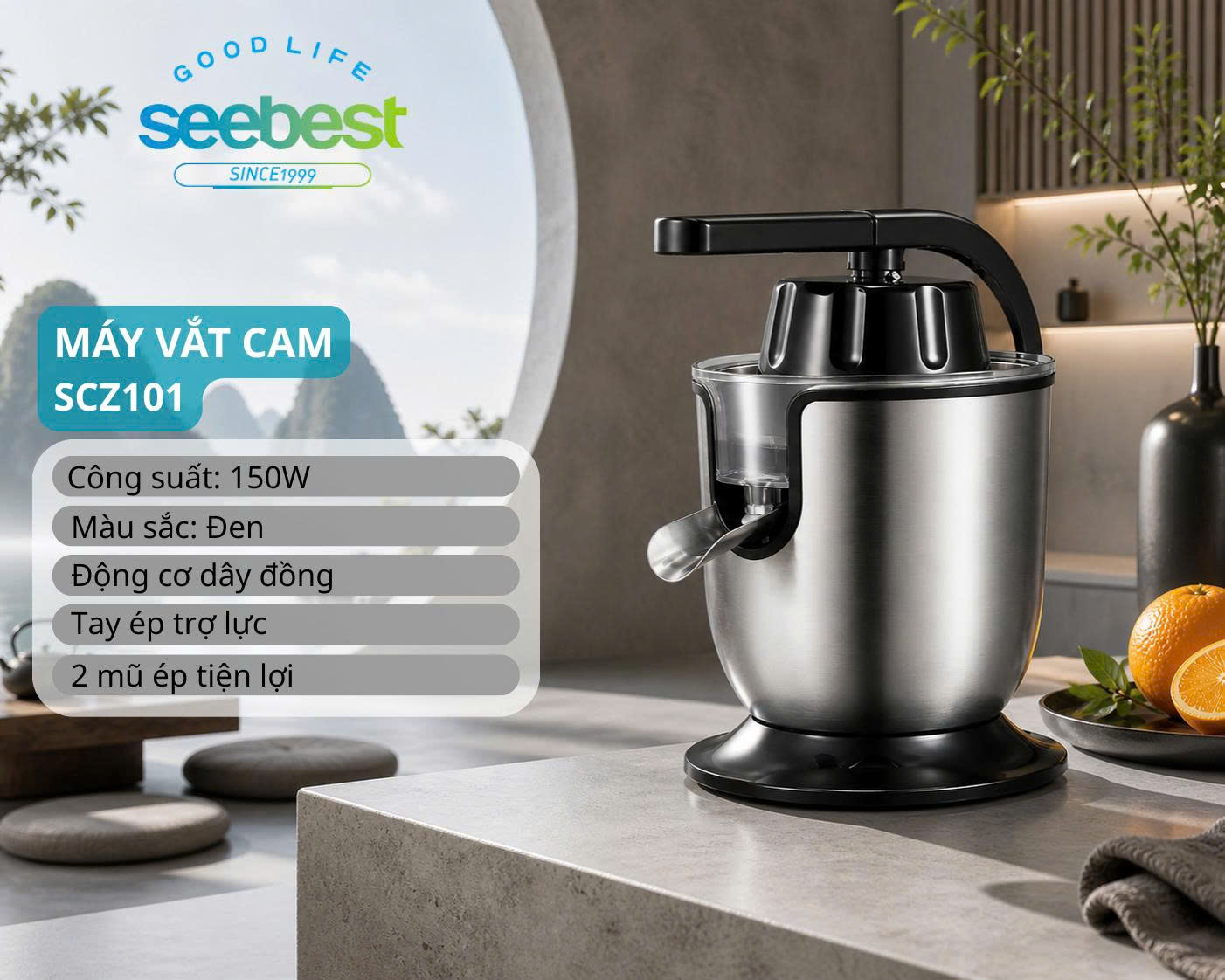 Máy vắt cam Seebest SCZ101