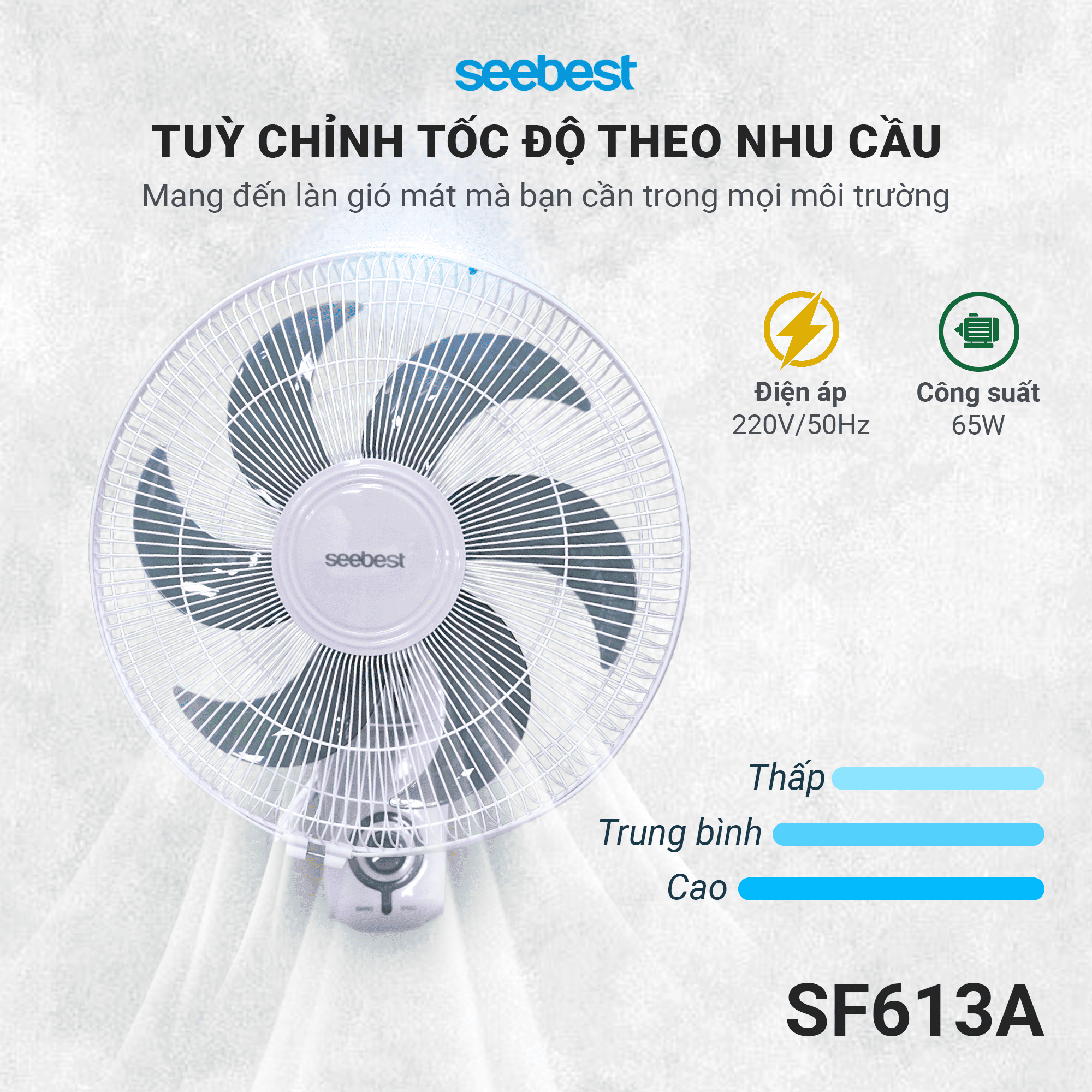 Quạt treo tường SF613A