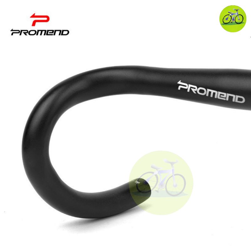 Ghi đông xe đạp - Tay lái nhôm cong tròn Promend 31.8mm
