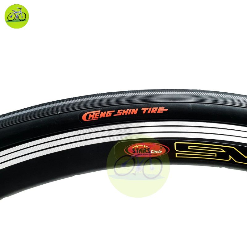 Lốp Vỏ xe đạp Chengshin thể thao 700c x 25c thích hợp gắn xe cuộc - road - touring - city chính hãng