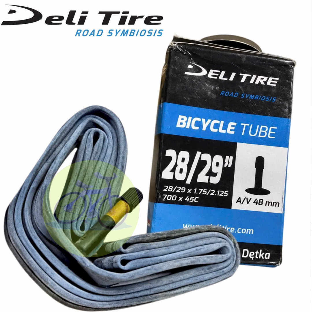 Ruột Xe Đạp Deli Tire 700c Van Nhỏ FV/Van Lớn AV- Kích Thước 29 inch