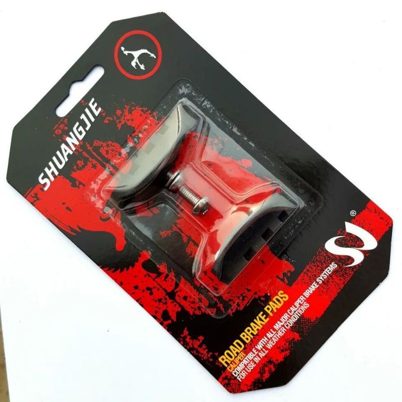 Gôm bố thắng xe đạp, má phanh thể thao SHUANGJIE cao cấp