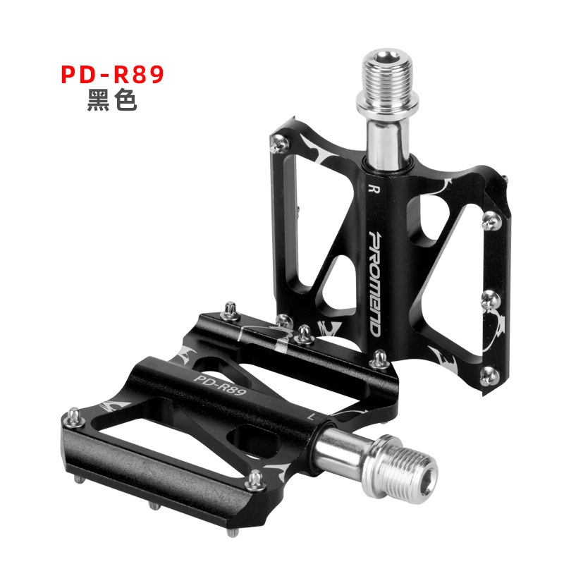 [HCM] Bàn đạp xe đạp Promend / Bi đan xe MTB CROSS Bản nhôm đen nhám M46/R89