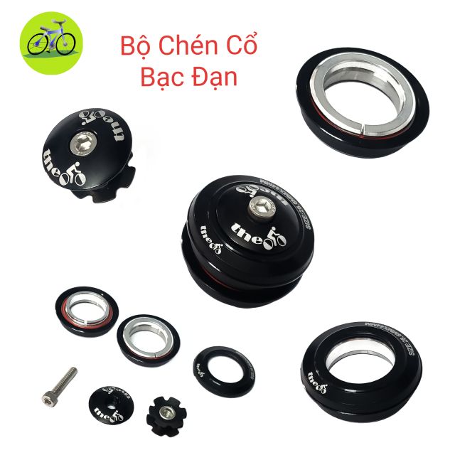 Chén cổ bát phốt thả vòng bi bạc đạn xe đạp 44mm