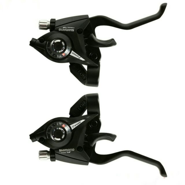Tay đề xe đạp bấm xả shimano 3x7