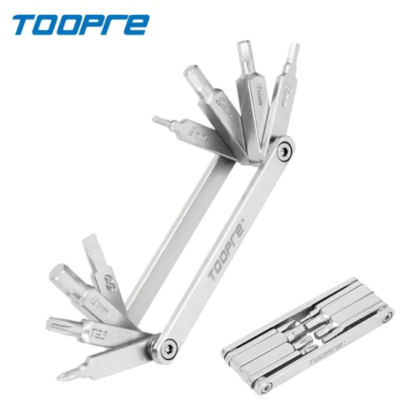 Bộ lục giác sửa chữa xe đạp TOOPRE dụng cụ tháo lắp sửa chữa đa chức năng 8 Trong 1