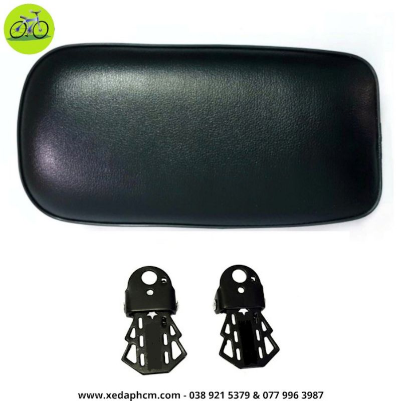 Bộ gác chân và nệm yên sau xe đạp Gắn Xe Đạp