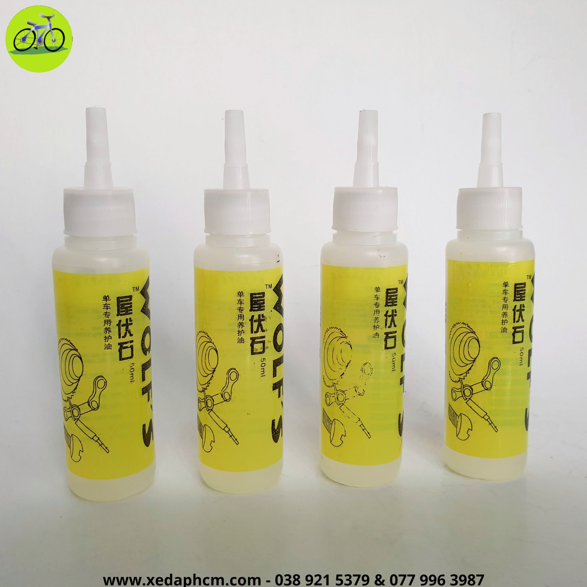 Combo 3 Chai Dầu Tra Sên Xích Xe Đạp Bôi Trơn Xe Máy Wolfs