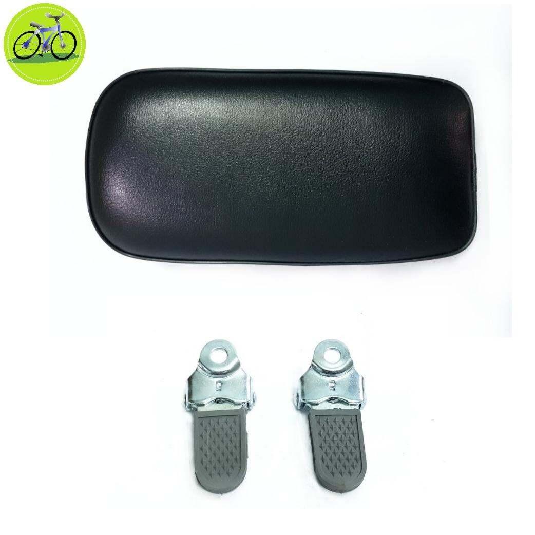 Bộ gác chân và nệm yên sau xe đạp Gắn Xe Đạp