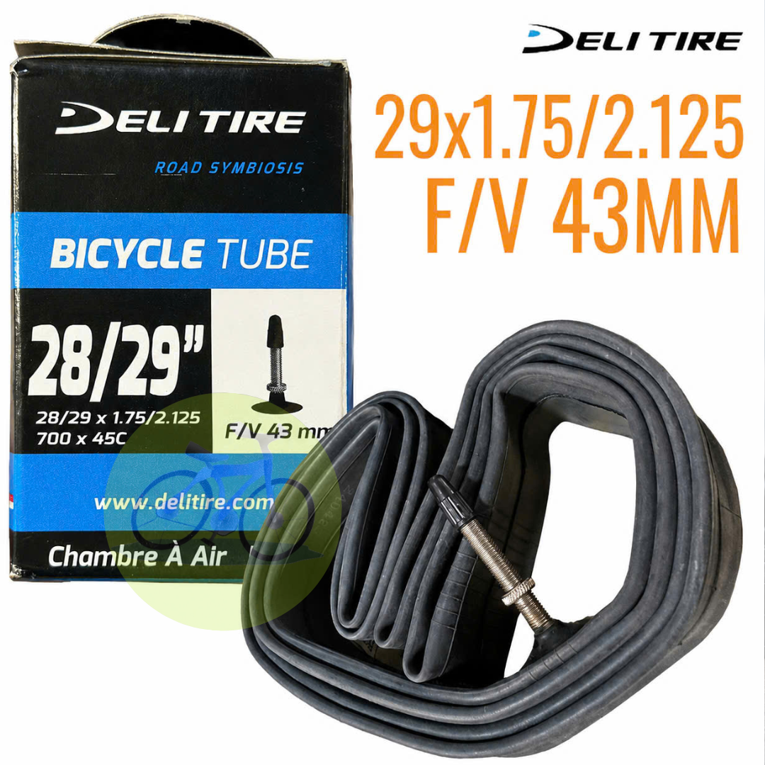 Ruột Xe Đạp Deli Tire 700c Van Nhỏ FV/Van Lớn AV- Kích Thước 29 inch