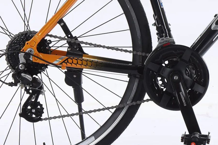 SATAKO CROWN – Xe Đạp Đường Phố Touring 700C, Shimano 24 Tốc Độ, Khung Nhôm 6061