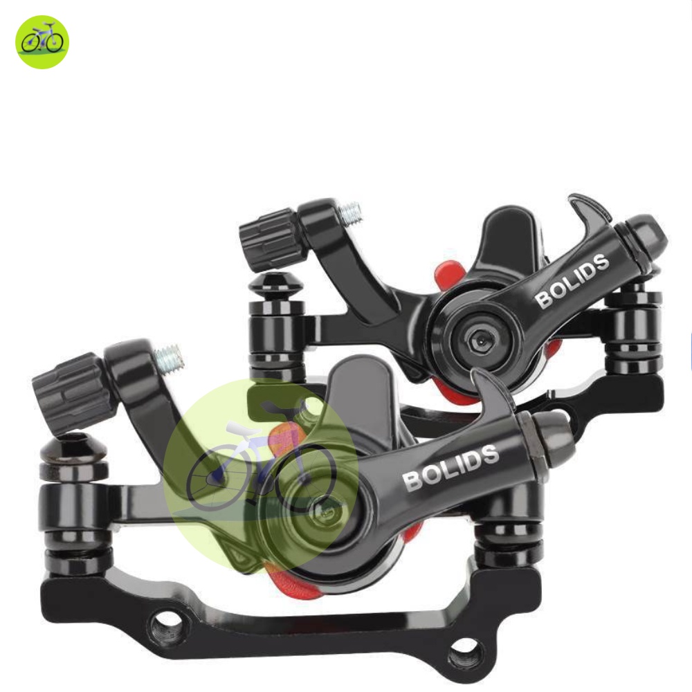 [HCM] Cùm phanh đĩa cơ xe đạp / Bộ heo thắng đĩa thể thao Bolids