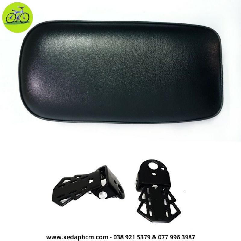 Bộ gác chân và nệm yên sau xe đạp Gắn Xe Đạp