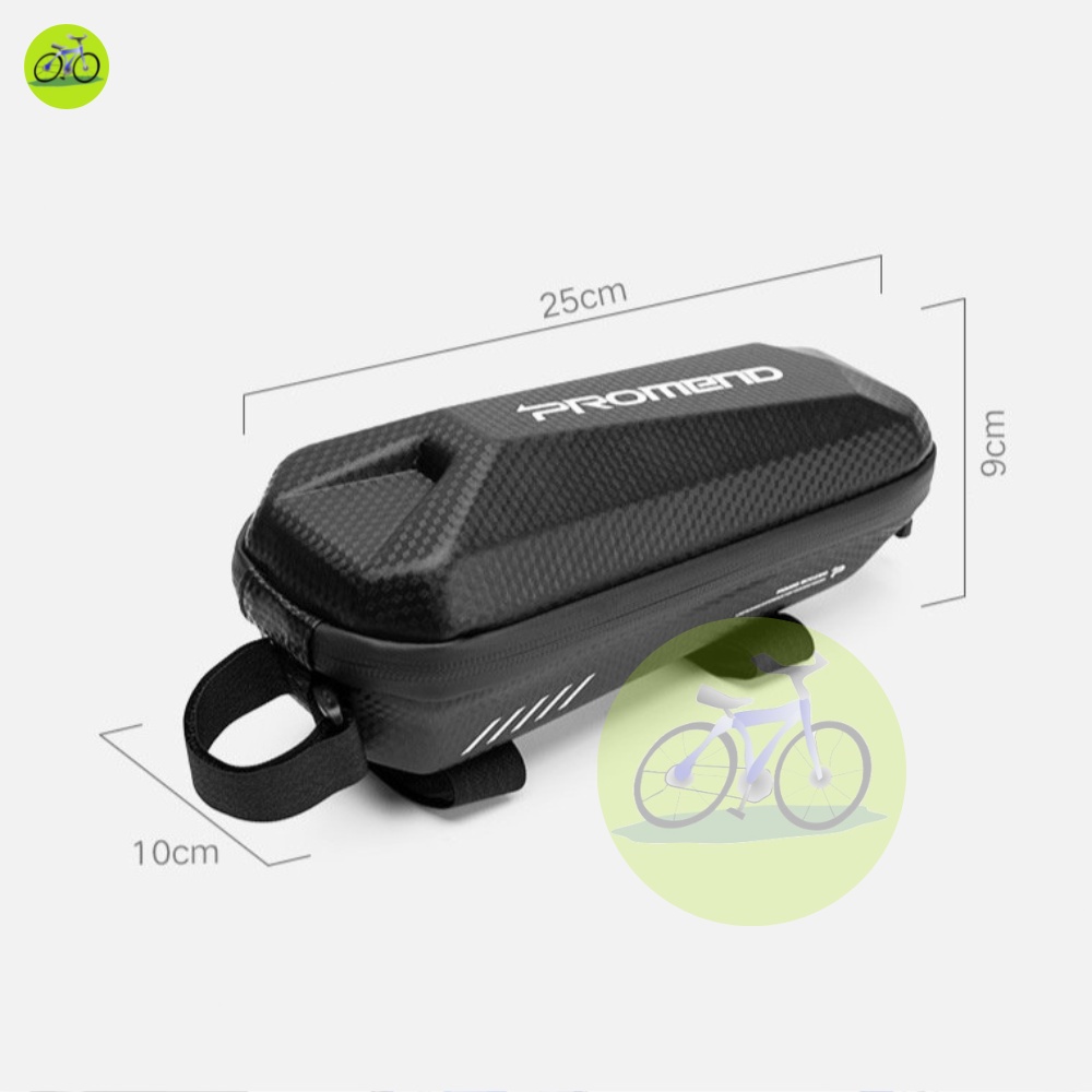 Túi treo sườn xe đạp PROMEND túi cứng