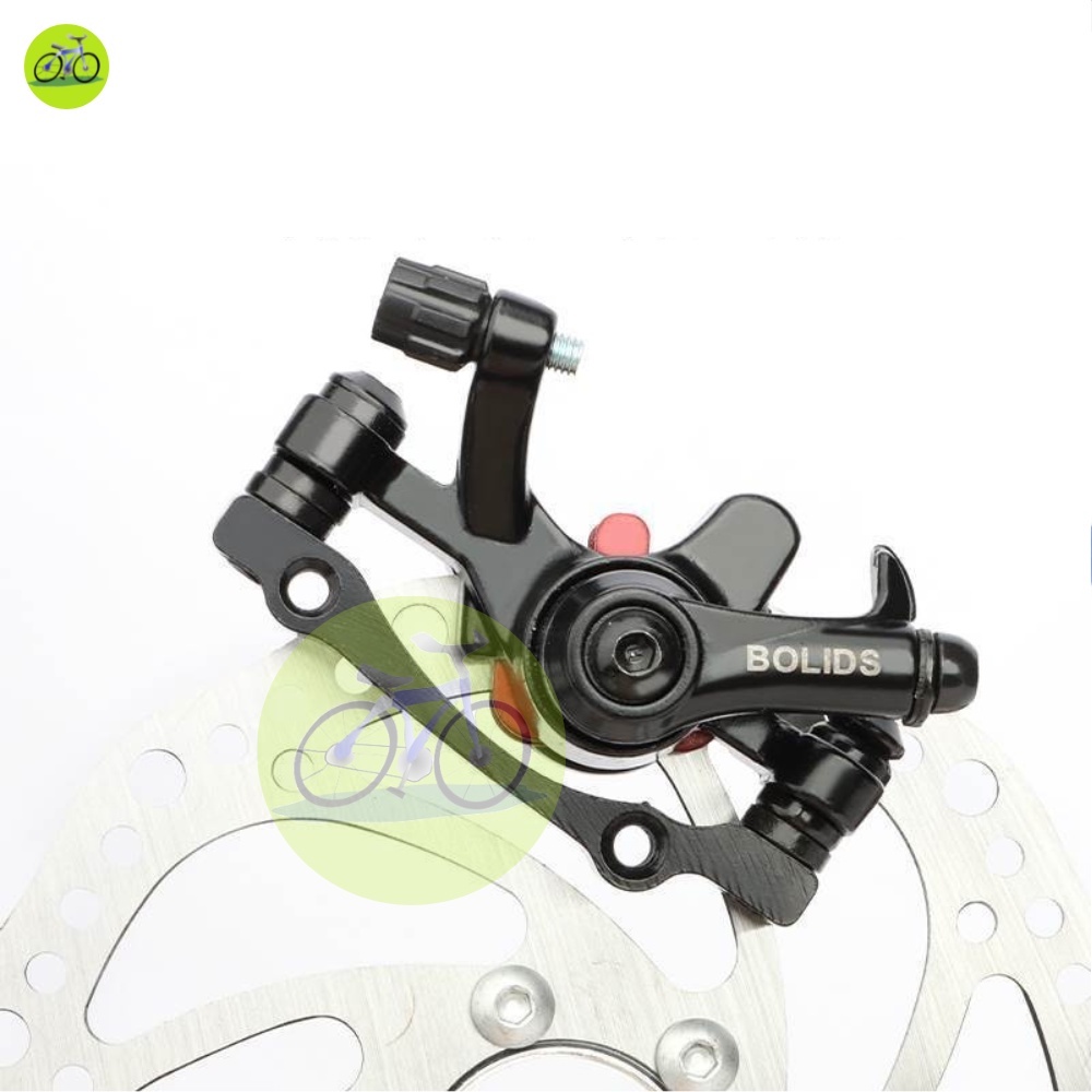 [HCM] Cùm phanh đĩa cơ xe đạp / Bộ heo thắng đĩa thể thao Bolids
