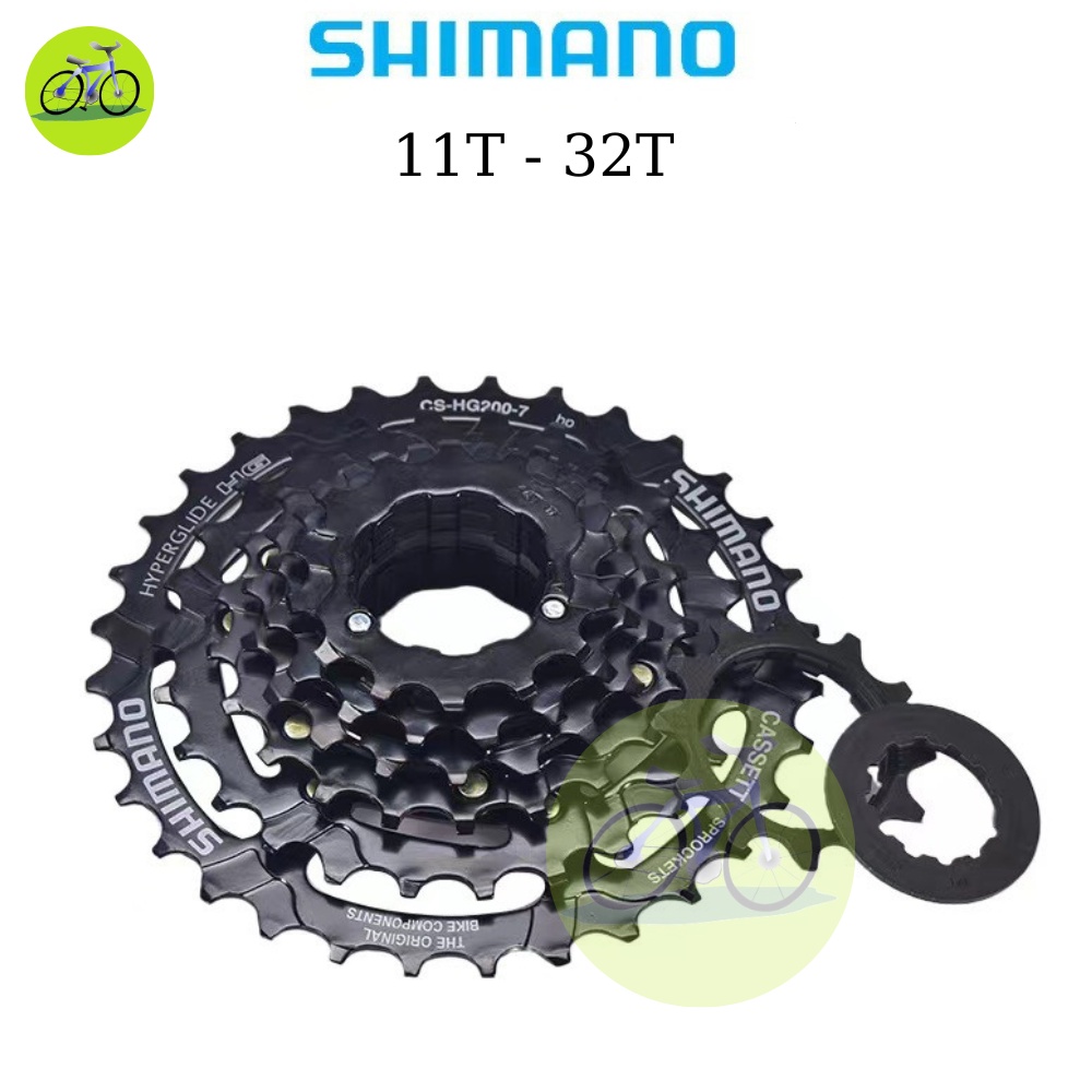 [HCM] Líp xe đạp thả 7 tầng Shimano 12-32T / Líp Thả HG200-7
