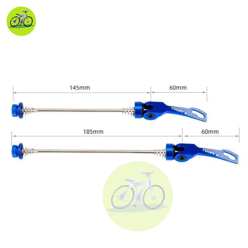 [HCM] Ti cốt gài xe đạp Toopre/ Ti gài may ơ gập xe đạp trước sau tháo bánh nhanh