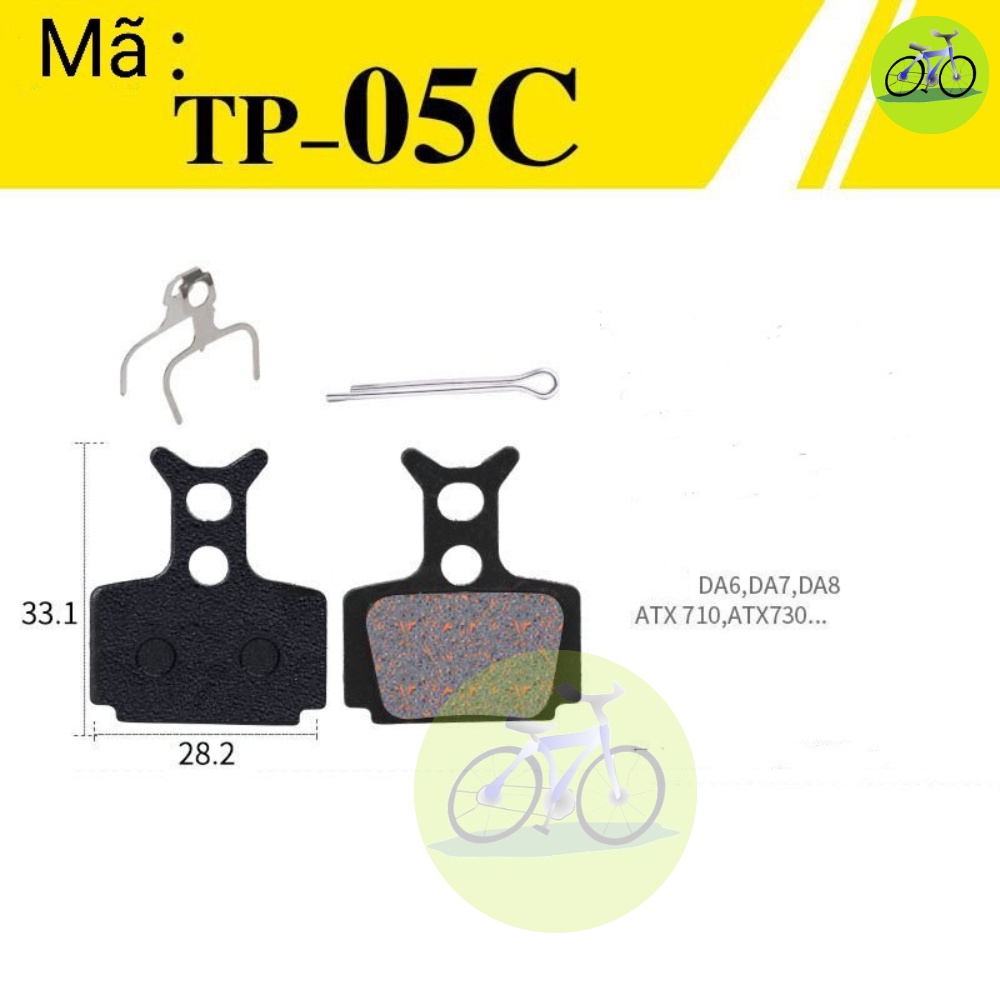 [HCM] Bố thắng đĩa xe đạp các loại, Má phanh đĩa cơ, dầu xe thể thao MTB Touring