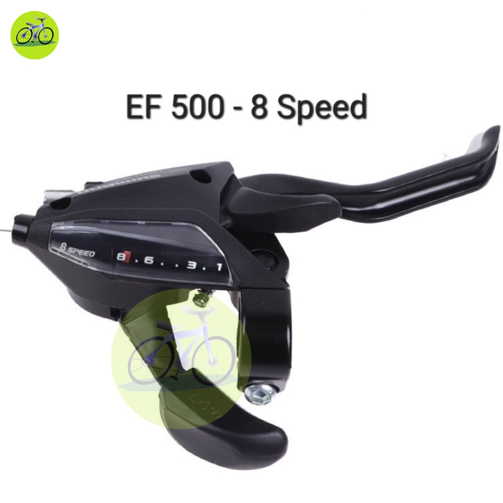 Tay đề xe đạp bấm xả shimano chính hãng 3x7/3x8 speed