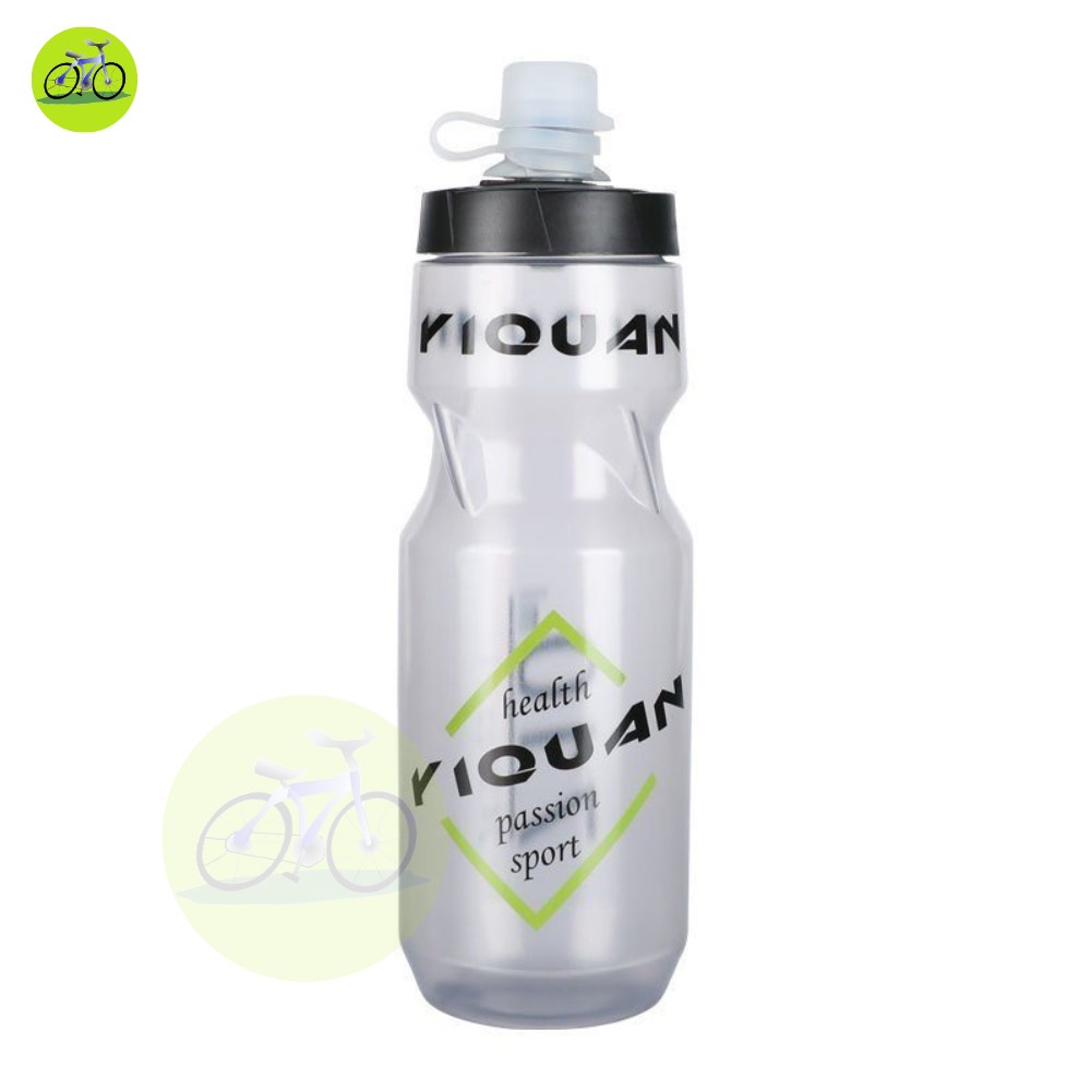[HCM] Bình Nước Xe đạp Yiqan PP / Chai nước thể thao có nắm chắn bụi 650ml/710ml nước