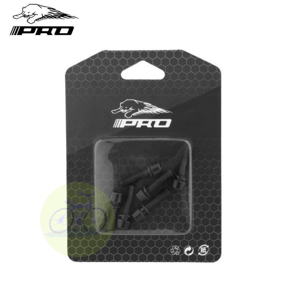 [HCM] Sét 6 ốc lục giác cho Pô Tăng Pro / Vít Potang mạ Titan M5*18mm Ghi đông xe đạp