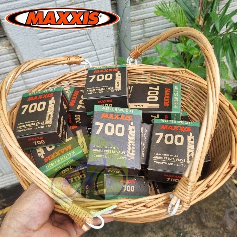 Ruột Xe Đạp Maxxis 700 x 23/32C, Độ Bền Cao, Lựa Chọn Tối Ưu cho Bánh Xe 700c