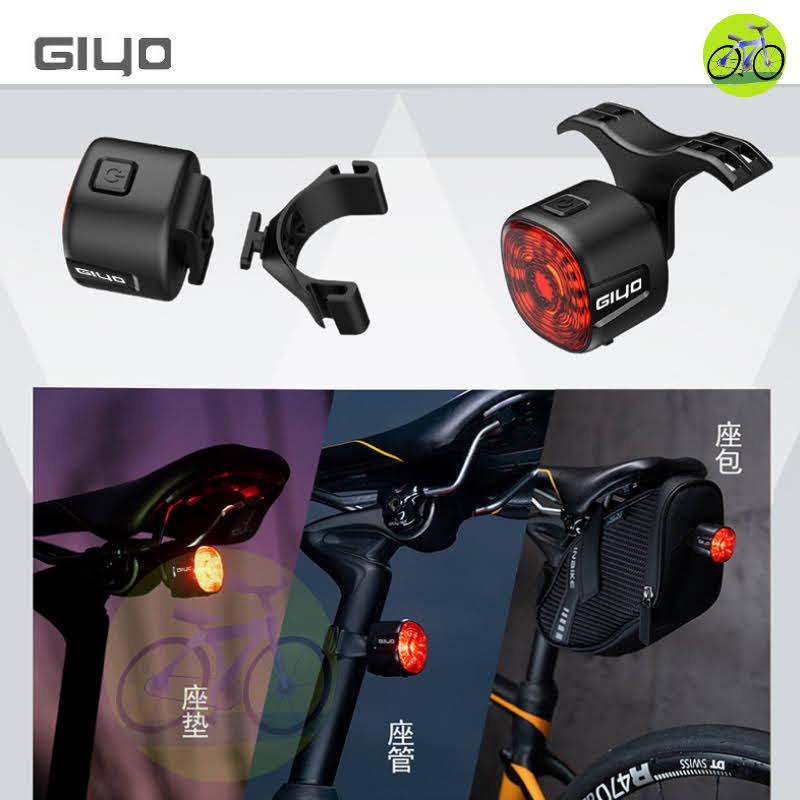 [Giyo HCM] Đèn hậu xe đạp GL09, GL09s, CX-TL01 thời gian sáng lên tới 100 giờ, chống nước ip66