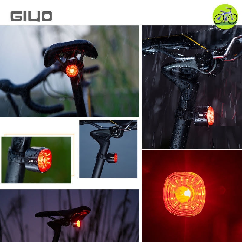 [Giyo HCM] Đèn hậu xe đạp GL09, GL09s, CX-TL01 thời gian sáng lên tới 100 giờ, chống nước ip66