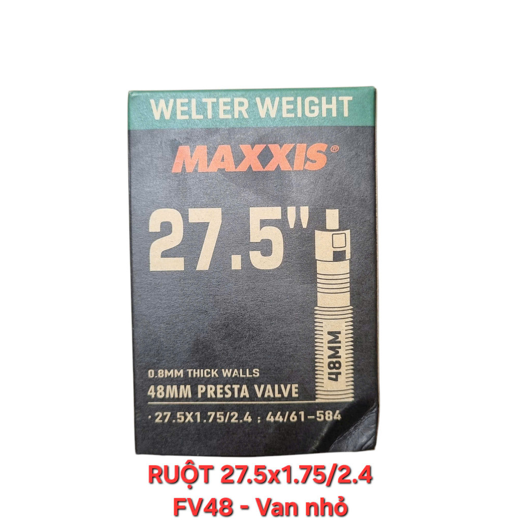 Ruột Xe Đạp Maxxis Welter Weight Đủ Size 26, 27.5,  29 Inch 700C Van Nhỏ Van Lớn