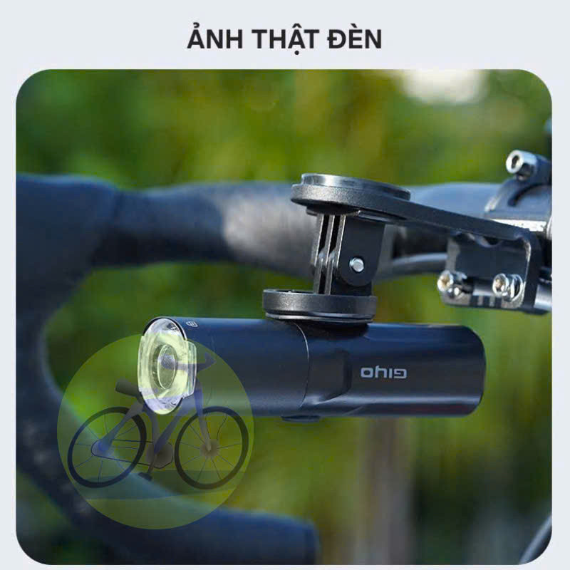 [HCM] Đèn Pha Xe Đạp Siêu Sáng Giyo Độ Sáng 400-800 Lumens, Vỏ Hợp Kim Nhôm Cao Cấp