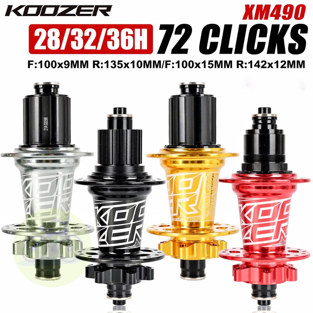 [HCM] Đùm xe đạp Koozer XM490 Cối Nổ HG QR 100 / 135mm / Moayo 28 32 36 Lỗ Căm