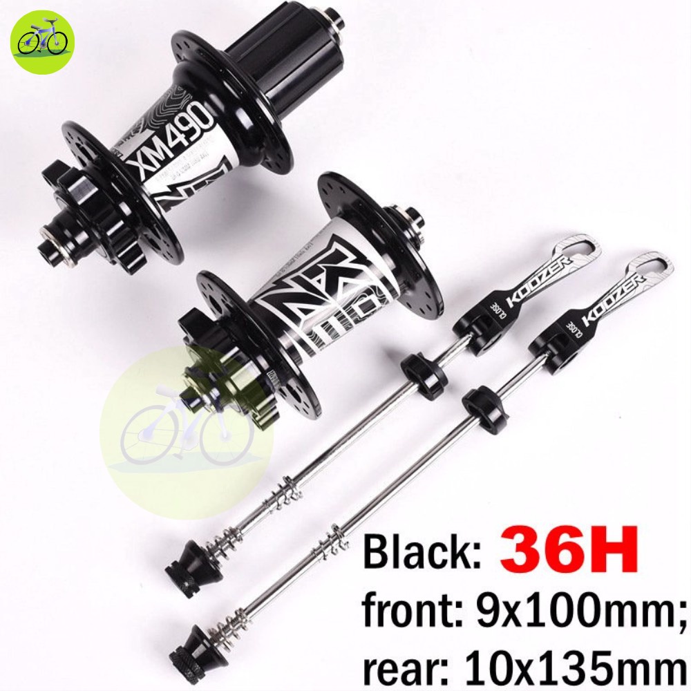 [HCM] Đùm xe đạp Koozer XM490 Cối Nổ HG QR 100 / 135mm / Moayo 28 32 36 Lỗ Căm