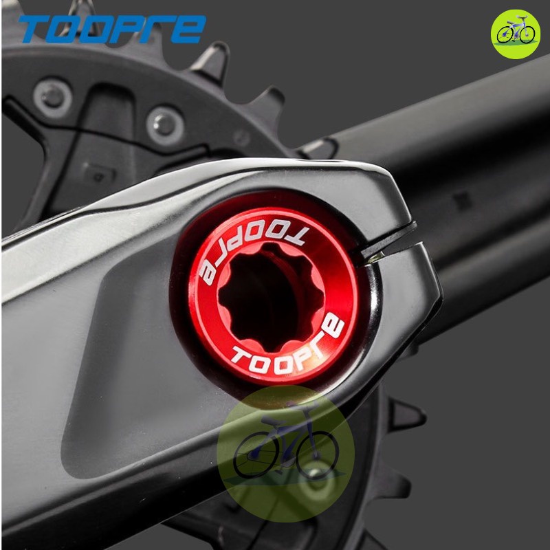 [HCM] Ốc vặn đùi đĩa trục rỗng cho xe đạp TOOPRE M18 M19 M20 Tích Hợp Chainring Hợp kim nhôm