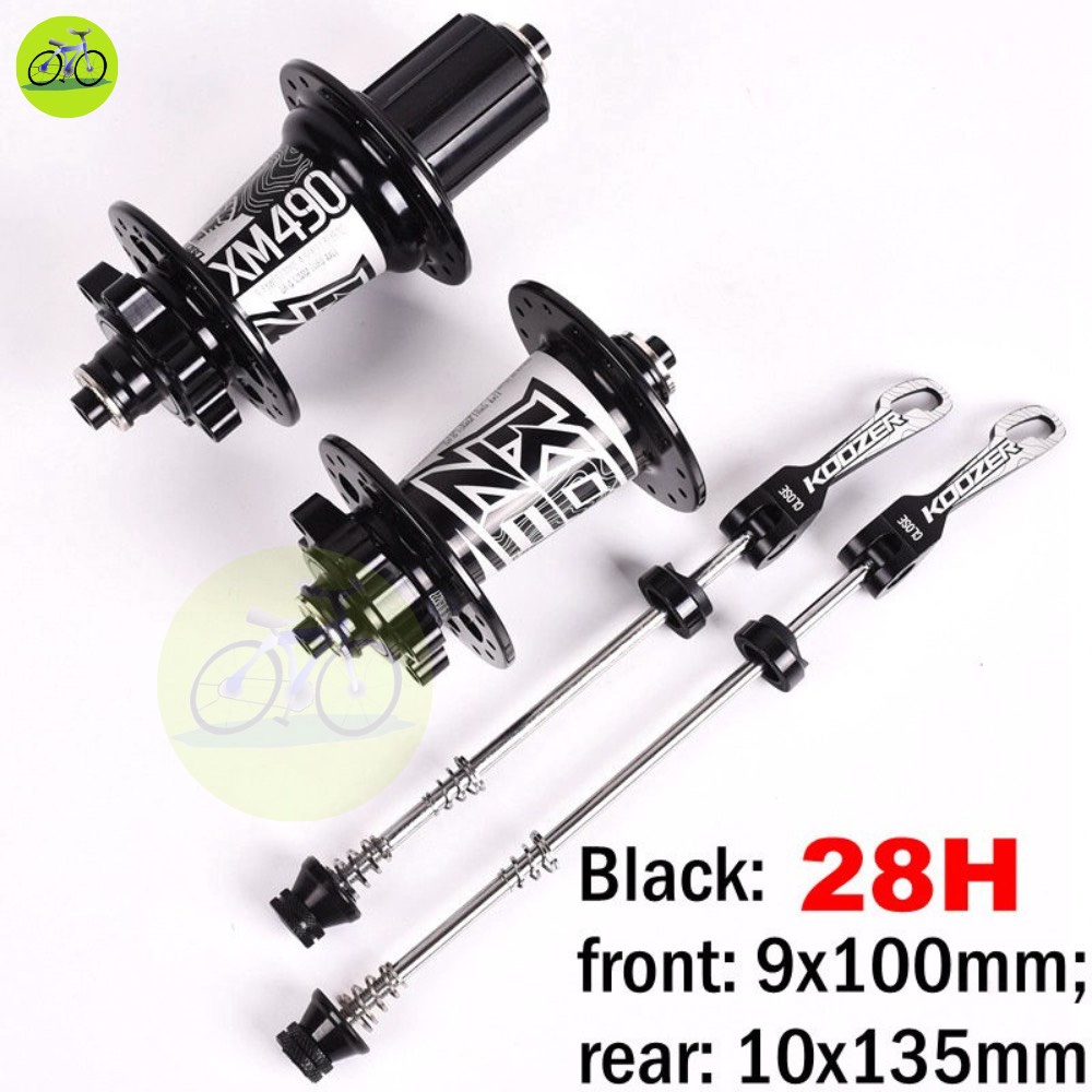 [HCM] Đùm xe đạp Koozer XM490 Cối Nổ HG QR 100 / 135mm / Moayo 28 32 36 Lỗ Căm