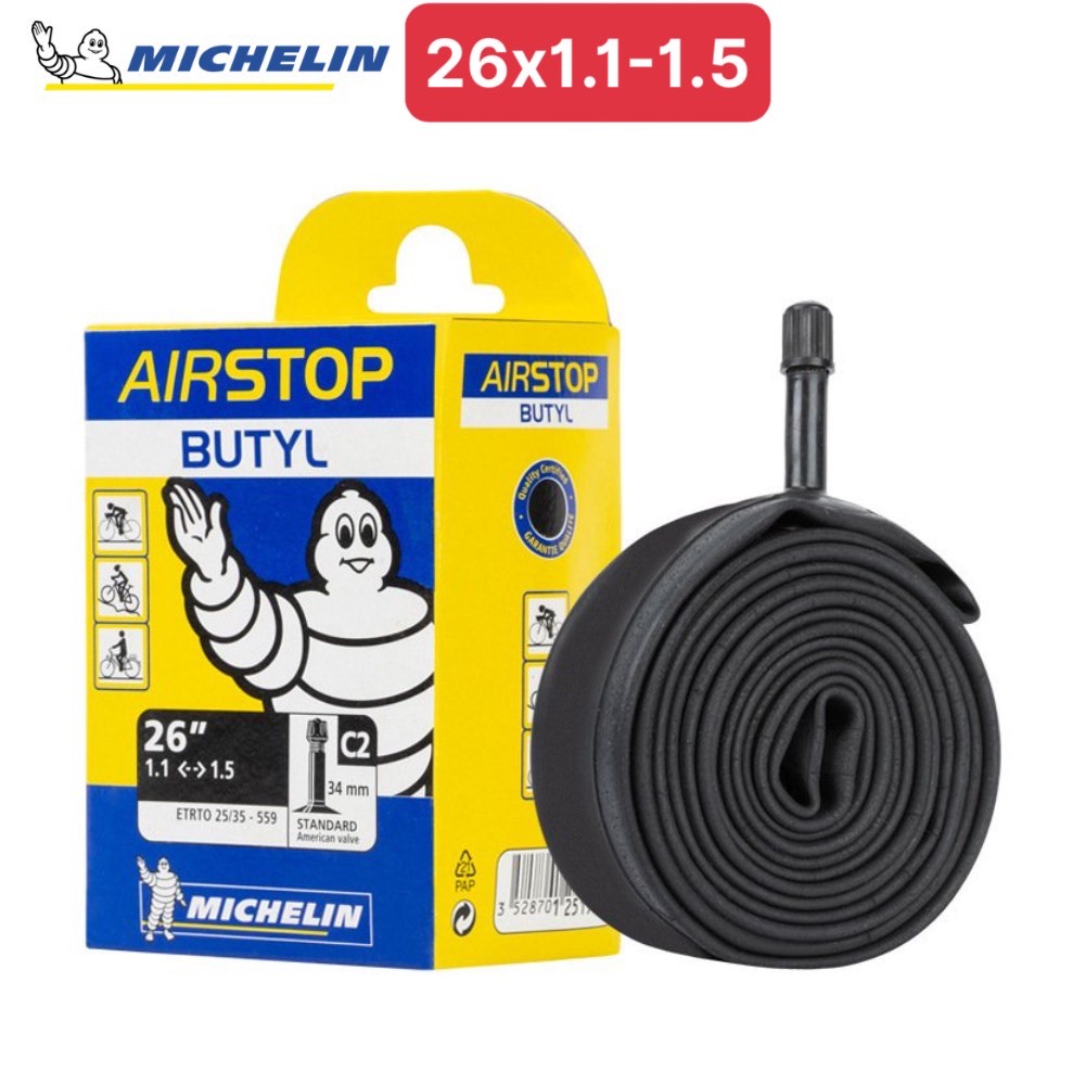 [HCM] Ruột xe đạp MICHELIN 24 và 26 AIRSTOP / Săn xe đạp 24 26 inch