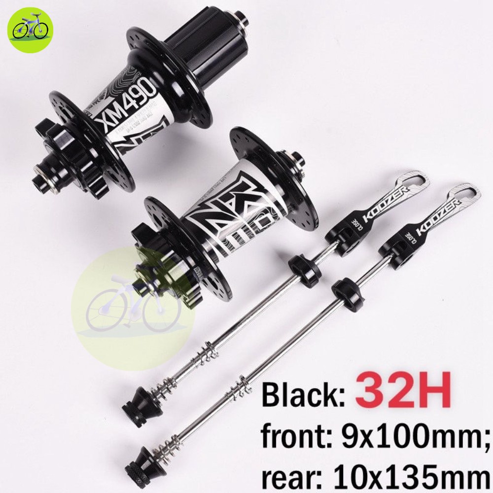 [HCM] Đùm xe đạp Koozer XM490 Cối Nổ HG QR 100 / 135mm / Moayo 28 32 36 Lỗ Căm