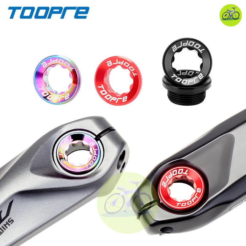 [HCM] Ốc vặn đùi đĩa trục rỗng cho xe đạp TOOPRE M18 M19 M20 Tích Hợp Chainring Hợp kim nhôm