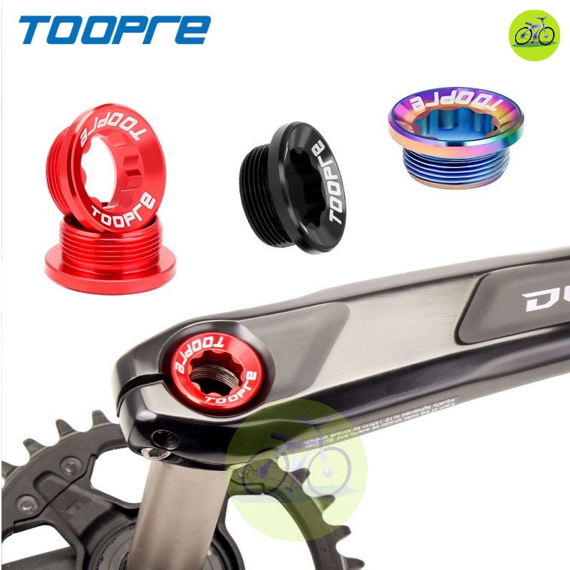 [HCM] Ốc vặn đùi đĩa trục rỗng cho xe đạp TOOPRE M18 M19 M20 Tích Hợp Chainring Hợp kim nhôm