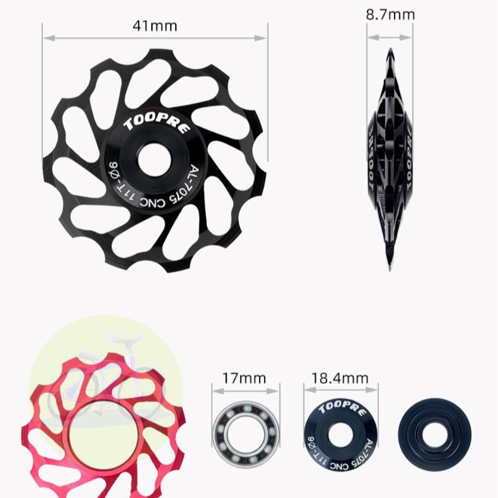 [HCM] Bánh Răng Xe Đạp Ceramic 11T-13T Toopre / Bánh răng cùi đề Nhôm CNC 11-13 răng
