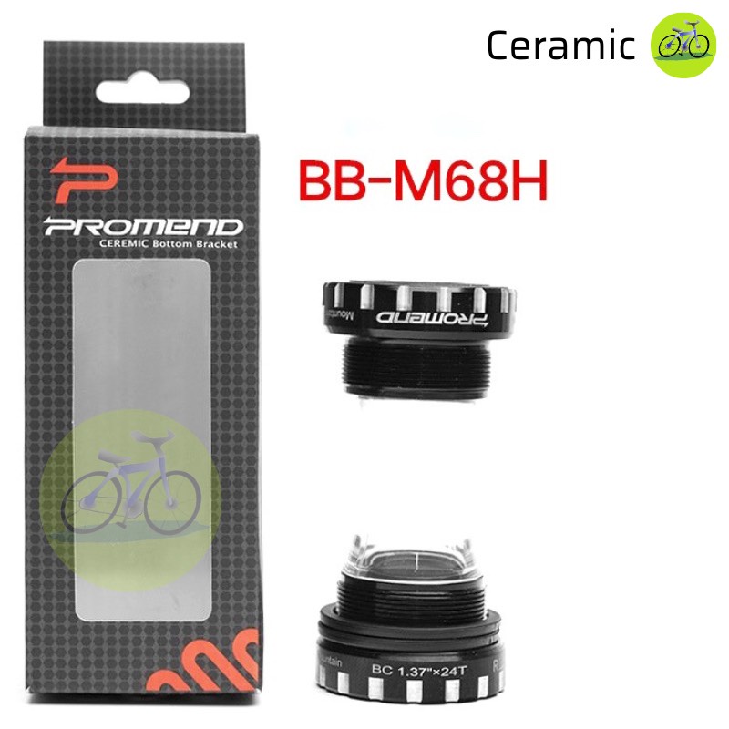 [HCM] BB Vặn ép Trục giữa bạc đạn Ceramic Promend / Xe đạp thể thao R68H R86H M68H M92H