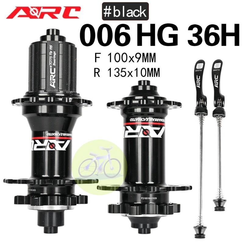 [HCM] Đùm cối nổ ARC MT006 28,32,36 lỗ HUB Xe Đạp 100/135 QR cối HG 8-11 SPEED